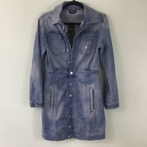 🔥NWT BEBE Denim Trench